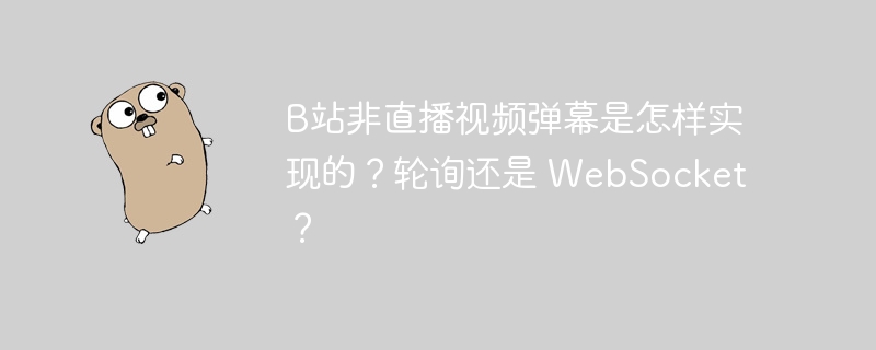 B站非直播视频弹幕是怎样实现的?轮询还是 WebSocket?