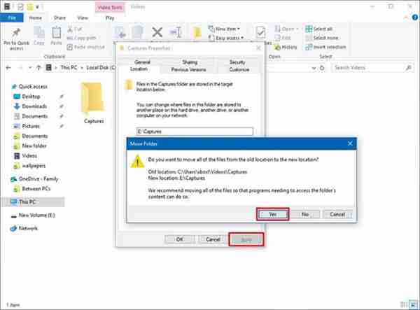 Win10怎么更改捕获文件夹位置 Win10更改捕获文件夹位置的方法