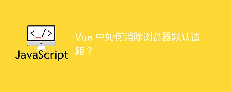 Vue 中如何消除浏览器默认边距？