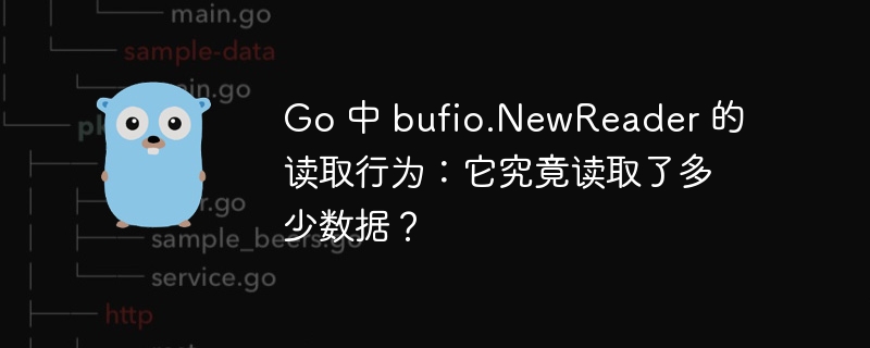 Go 中 bufio.NewReader 的读取行为：它究竟读取了多少数据？