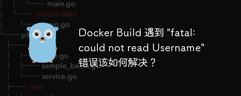 Docker Build 遇到 