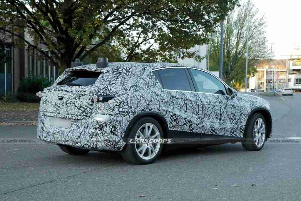 2027 款梅赛德斯 GLC 电动轿跑 SUV 路测照曝光:全新前脸设计