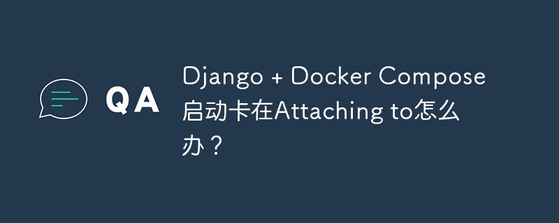 Django + Docker Compose 启动卡在Attaching to怎么办？