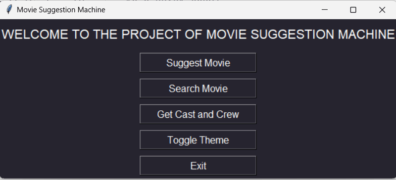 Python项目:电影推荐系统
