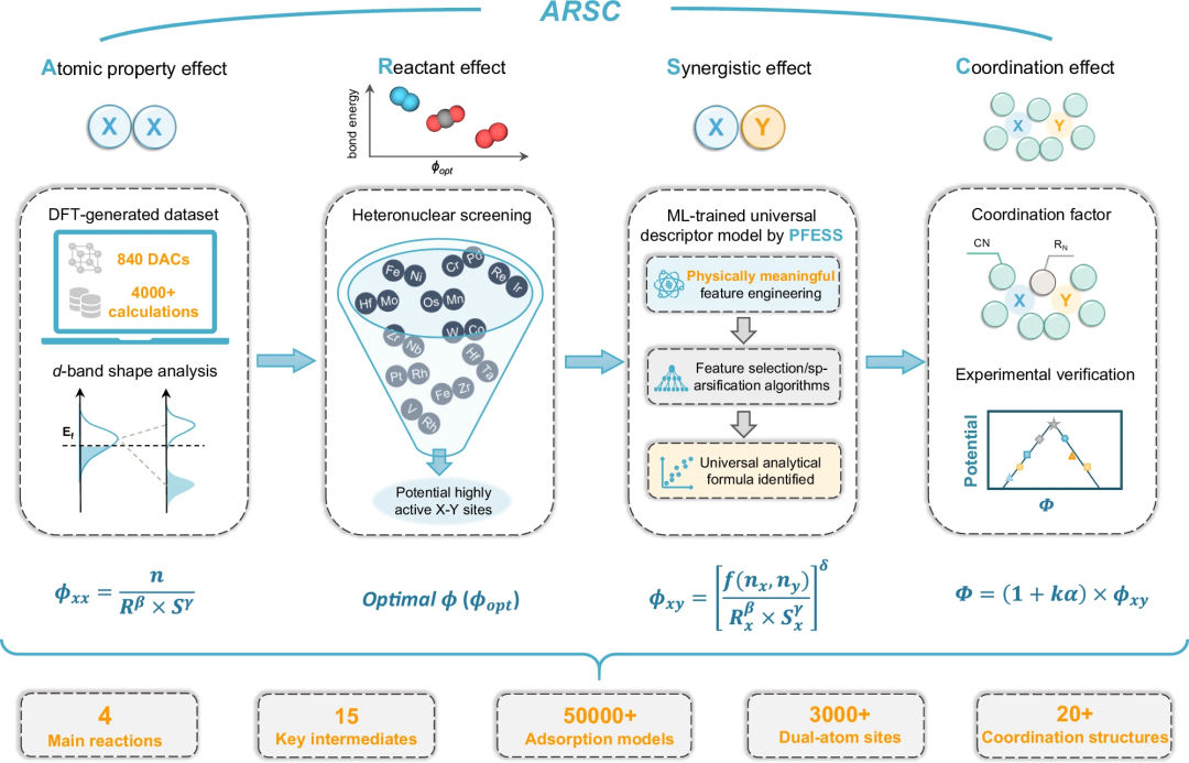 机器学习辅助催化剂设计,天大团队开发通用且可解释的描述符