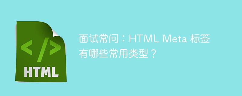 面试常问：HTML Meta 标签有哪些常用类型？ 
