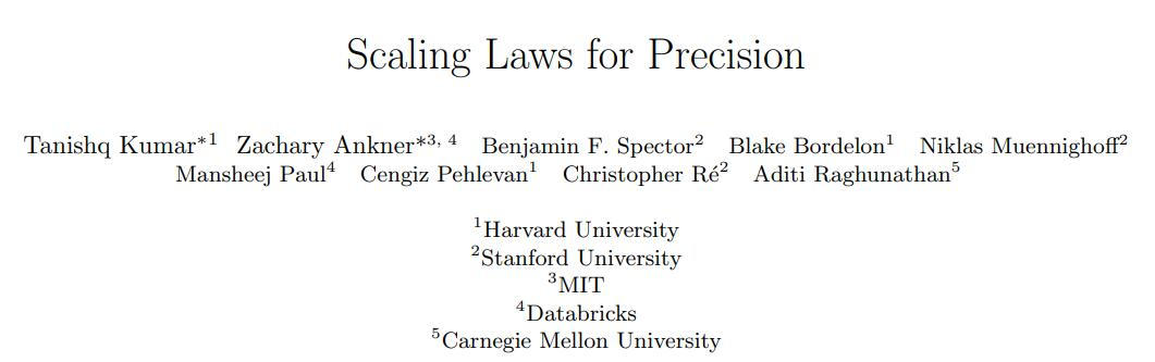 Scaling Laws终结，量化无用，AI大佬都在审视这篇论文