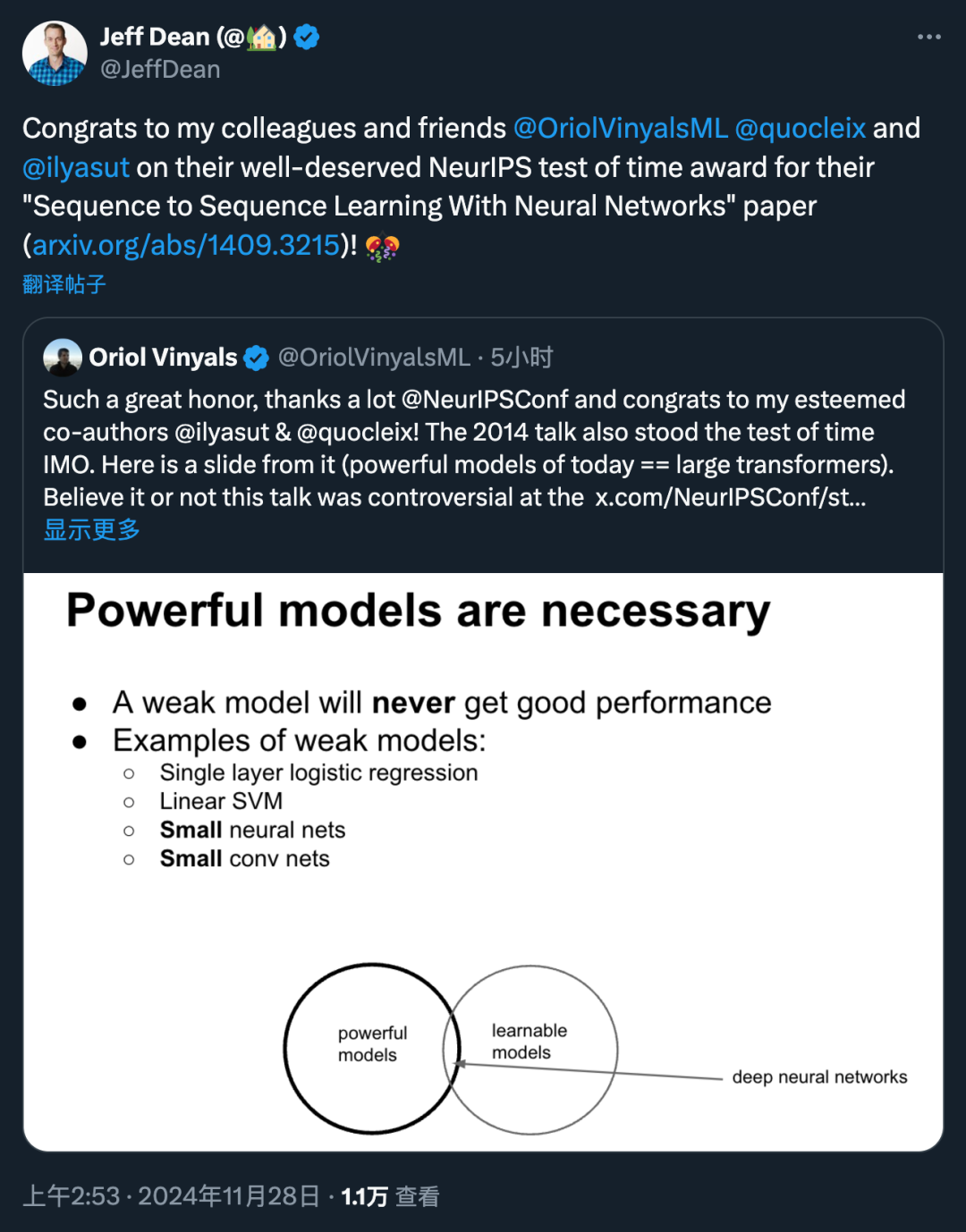 刚刚，Ilya的Seq2Seq、Ian的GAN获NeurIPS时间检验奖