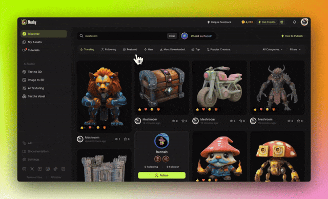 一句话生成《黑神话:悟空》3D资产,胡渊鸣创业项目Meshy上新,免费试用