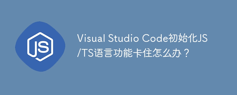 Visual Studio Code初始化JS/TS语言功能卡住怎么办？