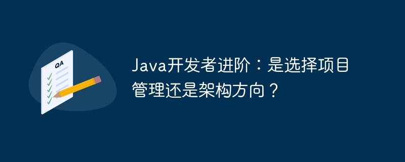 Java开发者进阶：是选择项目管理还是架构方向？