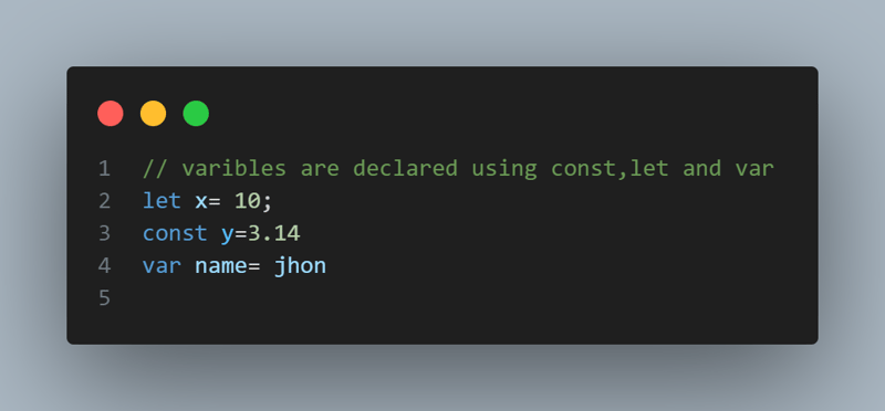 JavaScript 中的变量