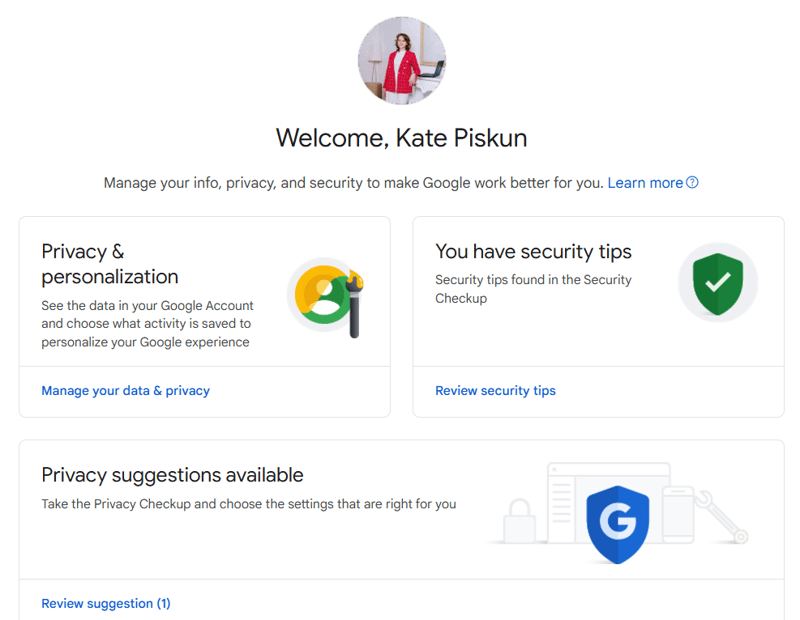 谷歌个人资料设计