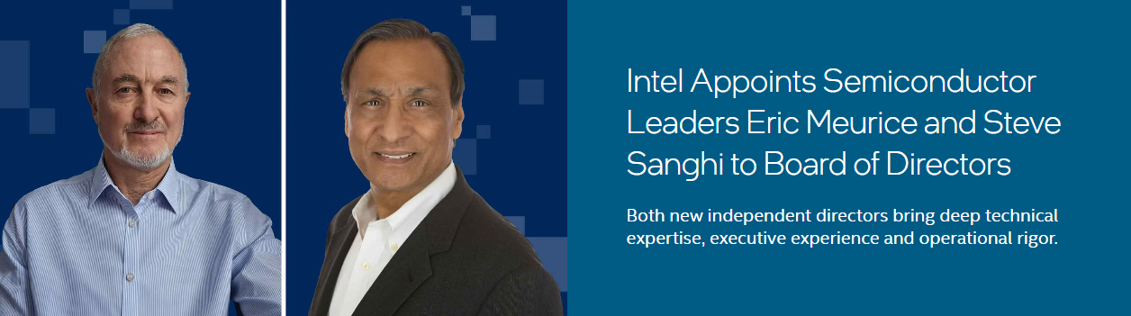 英特尔宣布任命两位新董事,其中之一是 ASML 前总裁