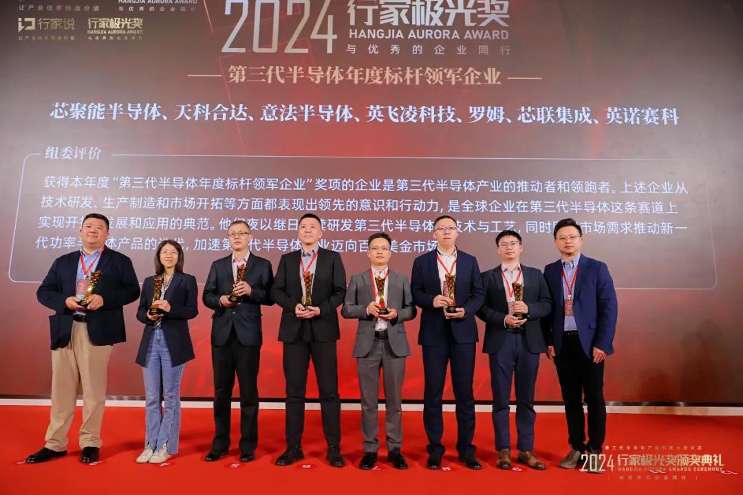 芯联集成荣获“第三代半导体年度标杆领军企业”奖