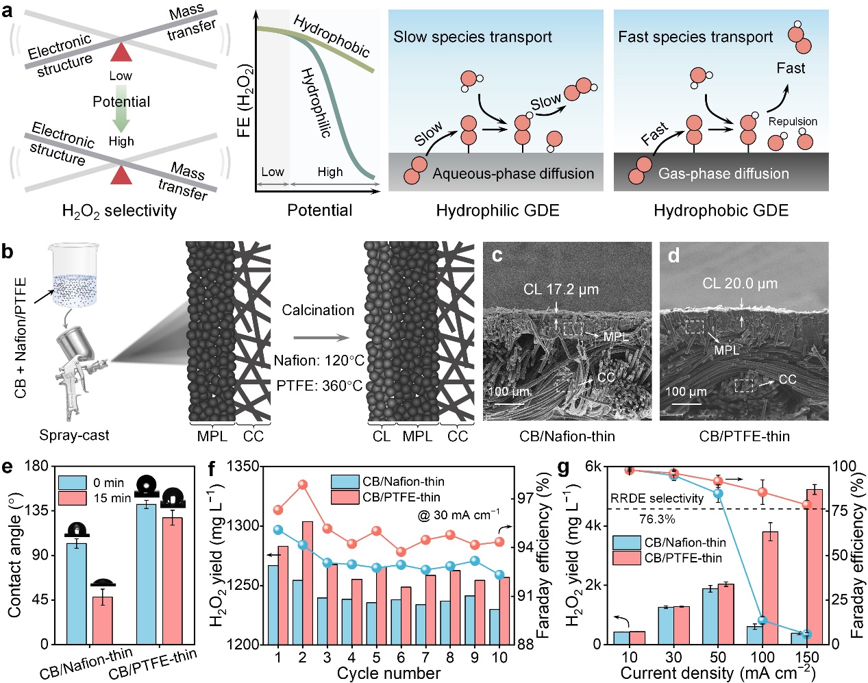 清华大学团队合作在双氧水绿色电合成方向取得新进展