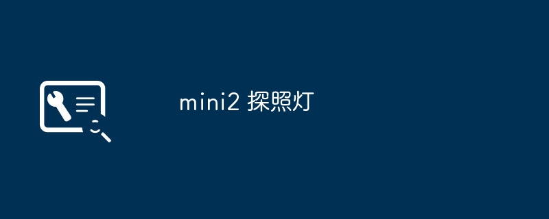 mini2 探照灯