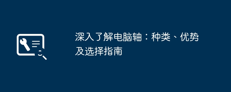 深入了解电脑轴:种类、优势及选择指南