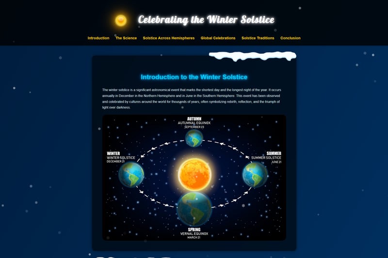 前端挑战 - 12 月版，魅力我的标记：冬至