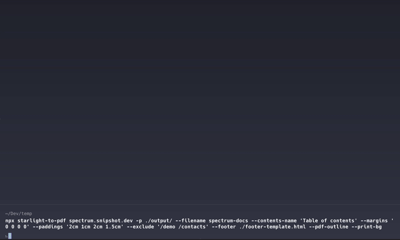 将 Starlight 转换为 PDF：经验和见解