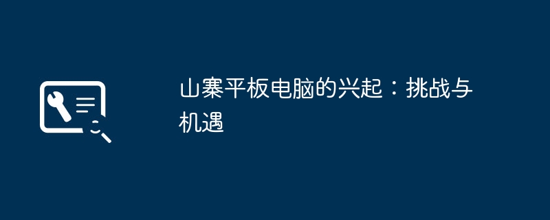 山寨平板电脑的兴起：挑战与机遇