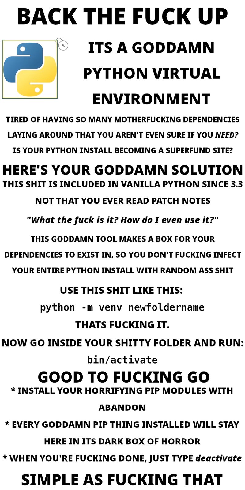 Python虚拟环境：为什么需要它们以及如何使用它们