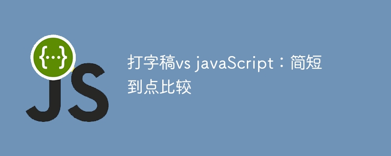 打字稿vs javaScript：简短到点比较