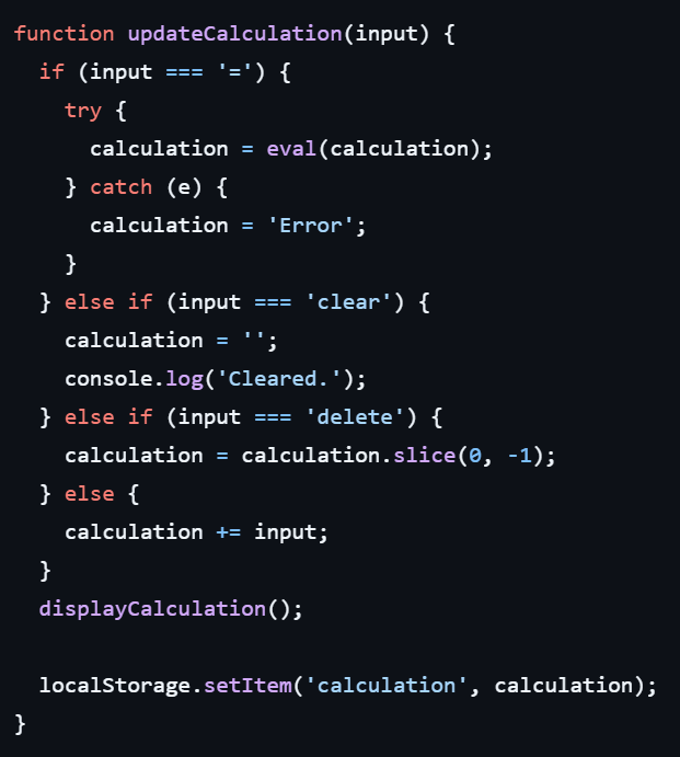 JavaScript计算器项目