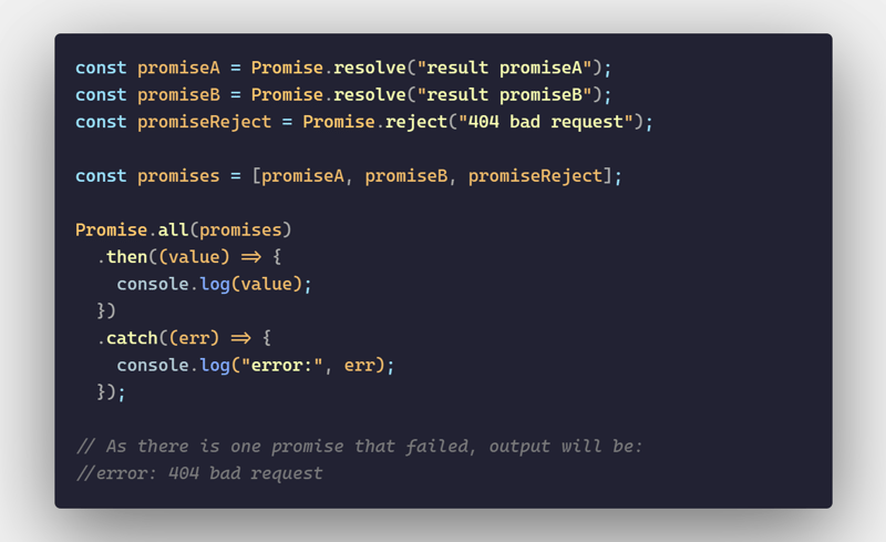 PromiseAll（），Promiseany（）等：在JavaScript中处理多个承诺