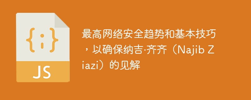 最高网络安全趋势和基本技巧，以确保纳吉·齐齐（Najib Ziazi）的见解