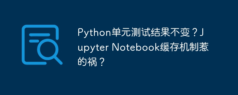 Python单元测试：Jupyter缓存问题