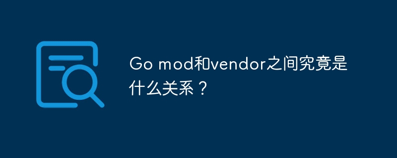 Gomod与vendor：深度解析依赖管理
