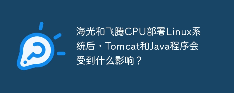 海光飞腾CPU：Linux下Tomcat和Java兼容性