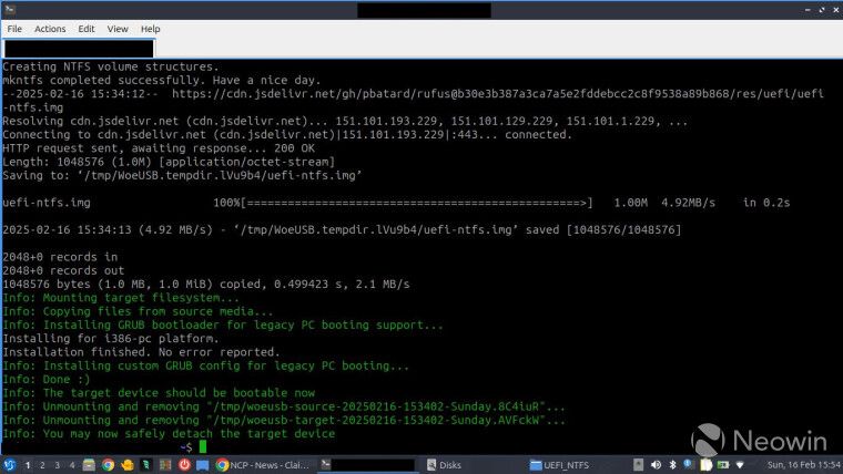 Linux下制作Win11U盘安装器