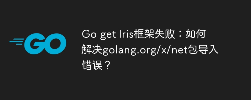 GogetIris框架导入错误解决方案