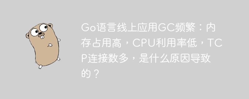 GoGC频繁？内存高CPU低TCP连接多，咋回事？