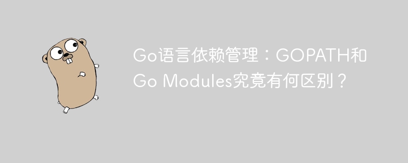 Go语言依赖管理：GOPATH和Go Modules究竟有何区别？