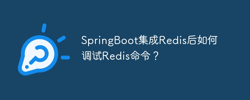 SpringBoot集成Redis后如何调试Redis命令？