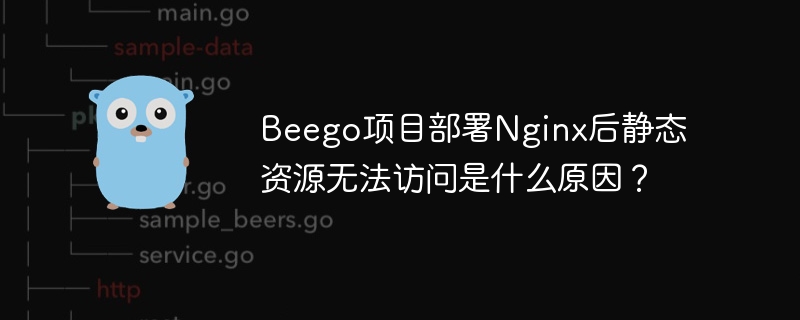 Beego项目部署Nginx后静态资源无法访问是什么原因?