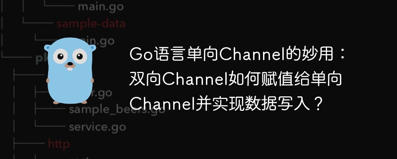 Go语言单向Channel的神奇用法：轻松实现双向Channel数据写入！