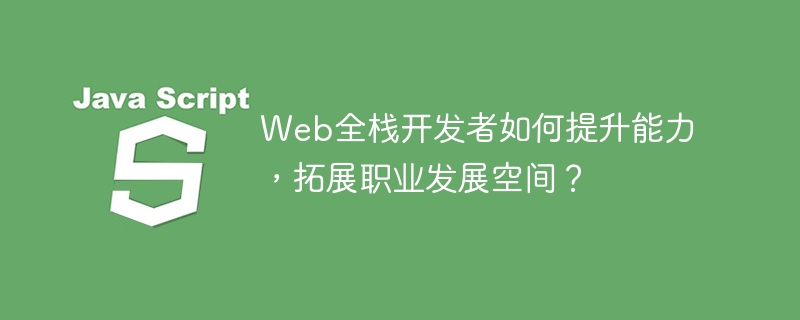 Web全栈开发者进阶指南：技能提升与职业发展