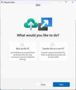 Win11 Beta预览版 Build 22635.4945新功能:迁移应用曝光 助力PC数据转移
