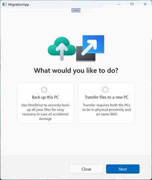 Win1122635.4945Beta版：应用迁移功能详解！PC数据转移轻松搞定
