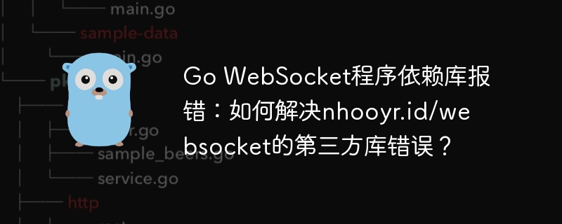 Go WebSocket程序依赖库报错:如何解决nhooyr.id/websocket的第三方库错误?