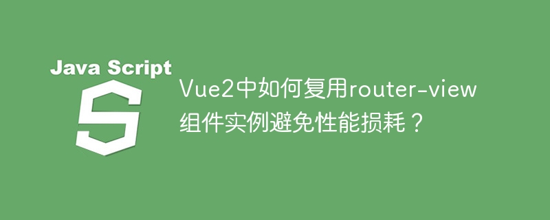 Vue2中如何复用router-view组件实例避免性能损耗？