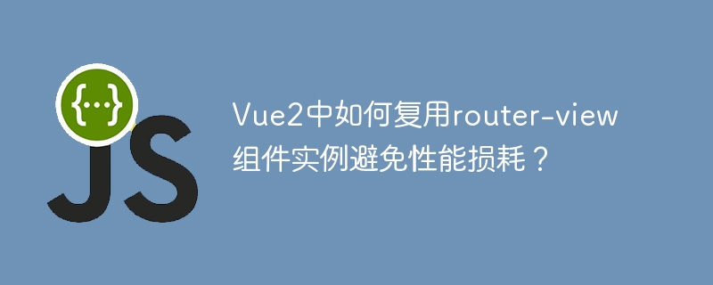 Vue2性能优化：复用router-view组件实例的技巧