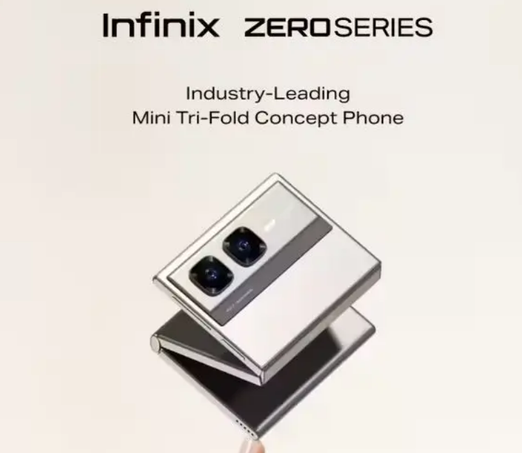 传音竖向三折叠手机谍照！全球首款真机曝光！