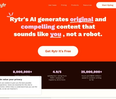 Rytr AI写作助手:高效创作,节省时间成本