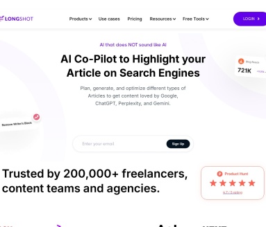 LongShot AI写作助手:快速创作SEO优化博客文章