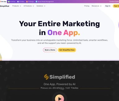 Simplified:AI驱动营销工具,简化增长之道